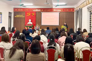 Hội thi giáo viên dạy giỏi mầm non cấp huyện, năm học 2024 - 2025 có 51 giáo viên tham gia.