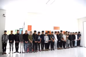 Nhóm đối tượng liên quan trong vụ án (ảnh CAT Phú Thọ).