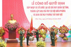 Quang cảnh buổi lễ.
