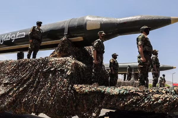 Tên lửa đạn đạo của lực lượng Houthi.
