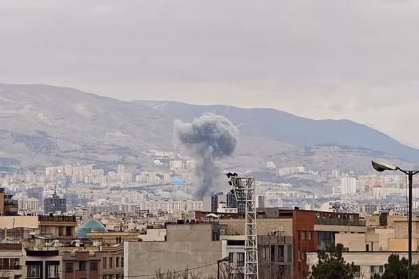 Một vụ nổ ở Tehran, Iran, ngày 2/3/2026.