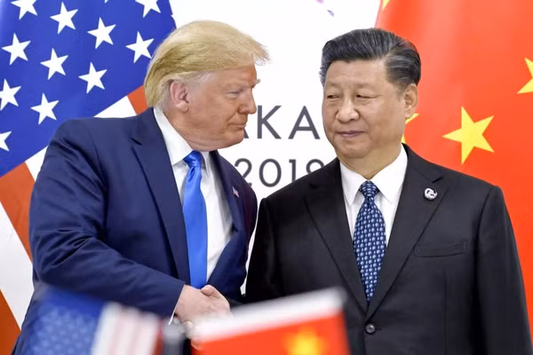 Tổng thống Trump và Chủ tịch Trung Quốc Tập Cận Bình.