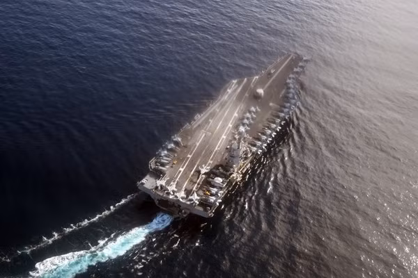 Tàu sân bay USS Gerald R. Ford của hải quân Mỹ.