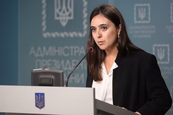 Bà Yulia Mendel, cựu phát ngôn viên của Tổng thống Ukraine Vladimir Zelensky.