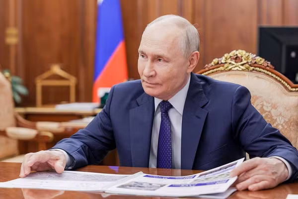 Tổng thống Nga Vladimir Putin.