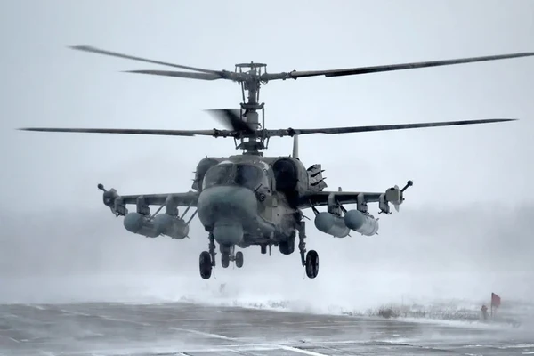 Máy bay trực thăng Ka-52 của quân đội Nga.