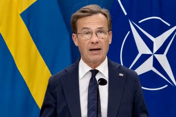 Thủ tướng Thụy Điển Ulf Kristersson.
