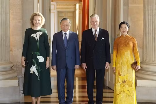 Tổng Bí thư, Chủ tịch nước Tô Lâm hội kiến Nhà vua Vương quốc Bỉ Philippe