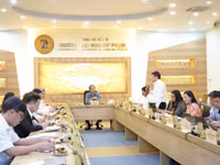 Thứ trưởng Bộ GD&ĐT Phạm Ngọc Thưởng và đoàn công tác của Bộ GD&ĐT làm việc với Trường Đại học Sư phạm - Đại học Đà Nẵng.