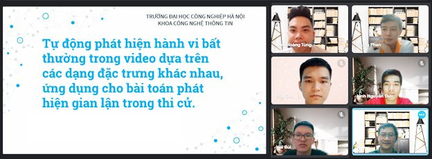 Trường ĐH Công nghiệp: Sinh viên khoa Công nghệ thông tin với nghiên cứu ứng dụng cho bài toán phát hiện gian lận thi cử ảnh 1 Sinh viên khoa Công nghệ thông tin với nghiên cứu ứng dụng cho bài toán phát hiện gian lận thi cử