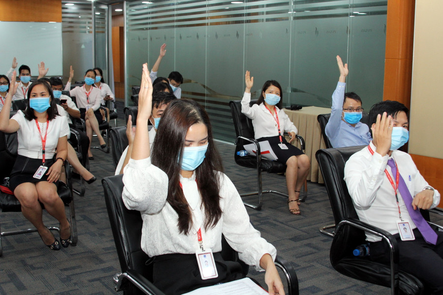 Công đoàn Cơ quan Điều hành PV GAS tổ chức Hội nghị Sơ kết giữa nhiệm kỳ 2017 - 2022 ảnh 1