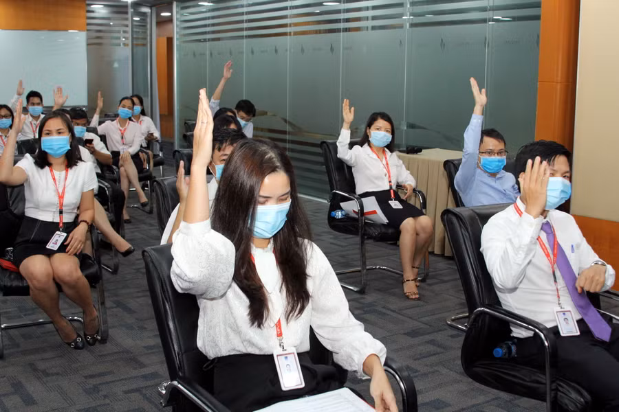 Công đoàn Cơ quan Điều hành PV GAS tổ chức Hội nghị Sơ kết giữa nhiệm kỳ 2017 - 2022 ảnh 1