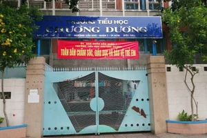 Trường Tiểu học Chương Dương. Ảnh: GGM.