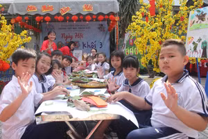 Hoạt động dịp Xuân 2025 của học sinh Trường Tiểu học Thuận Kiều, TPHCM.