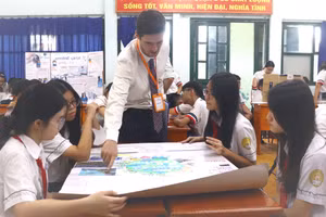 Tiết học của học sinh TPHCM.