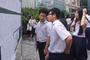 Học sinh TPHCM tham gia kỳ thi tuyển sinh vào lớp 10 năm 2024.