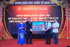 Sở GD&ĐT tỉnh Quảng Nam thăm và chia sẻ kinh nghiệm tại Trường TH-THCS-THPT Nam Việt.