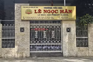 Trường Tiểu học Lê Ngọc Hân (phường Bến Thành, TPHCM).