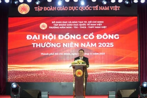 Ông Nguyễn Đức Quốc, Chủ tịch Tập đoàn Giáo dục Quốc tế Nam Việt.