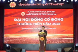 Ông Nguyễn Đức Quốc, Chủ tịch Tập đoàn Giáo dục Quốc tế Nam Việt.