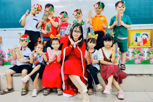 Cô Nguyễn Thị Bích Duyên, giáo viên Trường Tiểu học Lê Văn Tám.