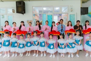 Trường Mầm non Tân Phong khánh thành Thư viện số.