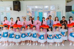 Trường Mầm non Tân Phong khánh thành Thư viện số.