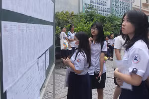 Học sinh TPHCM tham gia kỳ thi tuyển sinh lớp 10 năm 2024.