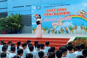 Hoạt động trải nghiệm của Trường Tiểu học Võ Trường Toản (Quận 10).