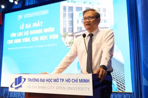 GS.TS Nguyễn Minh Hà, Hiệu trưởng Trường Đại học Mở TPHCM.