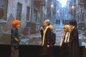 Tiết mục Bungo Stray Dogs (Văn hào lưu lạc) của học sinh lớp 6A3.