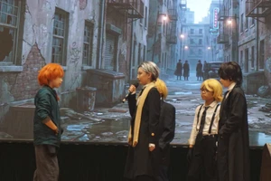 Tiết mục Bungo Stray Dogs (Văn hào lưu lạc) của học sinh lớp 6A3.