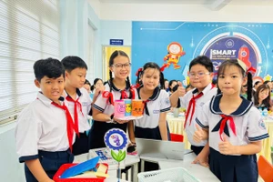 Tiết học của học sinh Trường Tiểu học Thuận Kiều (phường Đông Hưng Thuận, TPHCM).