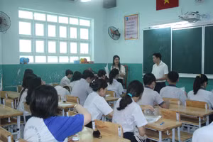 Học sinh TPHCM tham gia kỳ thi lớp 10 năm 2024. (Ảnh: M.A)