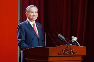 Tổng Bí thư Tô Lâm phát biểu chỉ đạo đại hội. Ảnh: BTC.