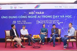 Các diễn giả chia sẻ tại hội thảo.