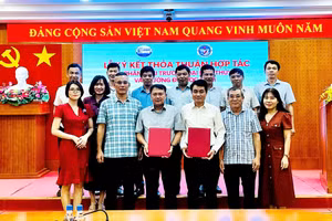 Phân hiệu Trường ĐH thủy lợi ký kết thỏa thuận hợp tác với Trường ĐH Vinh.