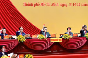 Phiên trù bị Đại hội đại biểu Đảng bộ TPHCM lần thứ I, nhiệm kỳ 2025 - 2030 diễn ra sáng 13/10: Ảnh: BTC.