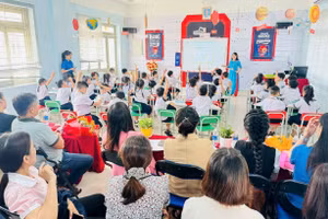 "Tiết học mở" tại Trường tiểu học Thuận Kiều.