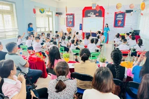 "Tiết học mở" tại Trường tiểu học Thuận Kiều.