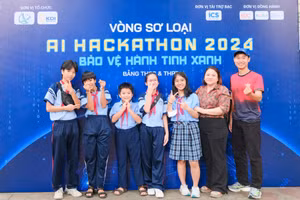 Các đội thi hào hứng tham gia Vòng sơ loại AI Hackathon.