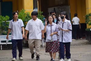 Học sinh TPHCM tham gia kỳ thi tốt nghiệp THPT năm 2025.