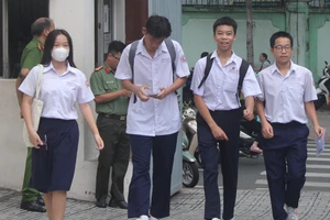 Học sinh TPHCM tham gia kỳ thi tuyển sinh lớp 10 năm 2024. Ảnh: M.A