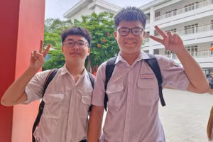 Thí sinh sinh TPHCM dự thi tốt nghiệp THPT năm 2025.