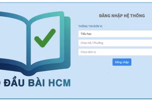 Năm học 2025-2026, TPHCM sẽ triển khai sổ đầu bài số qua app và web.