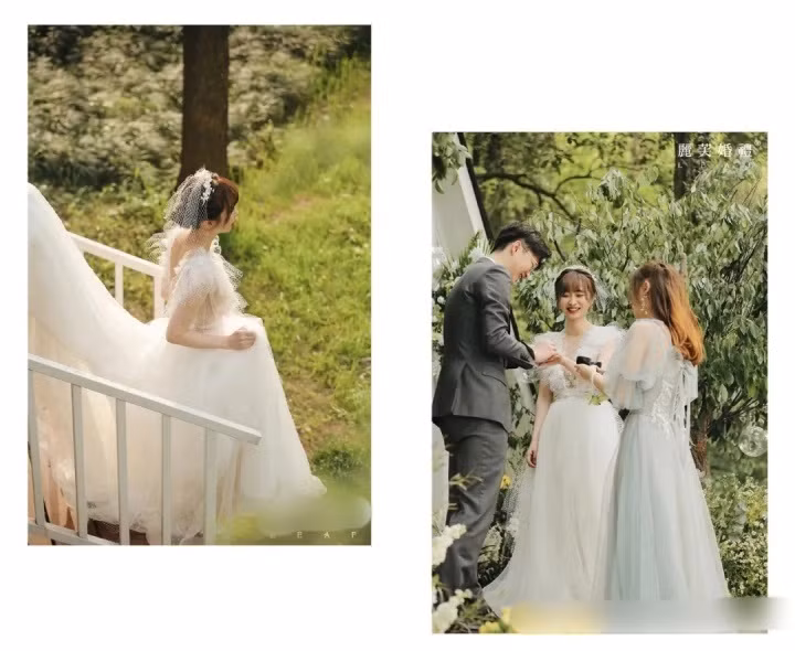 Đến năm 18 tuổi, cặp đôi chính thức yêu nhau. Trải qua gần 7 năm yêu đương, hai người quyết định đi đến kết hôn. Đám cưới đẹp như cổ tích của cặp đôi 'tiên đồng ngọc nữ'