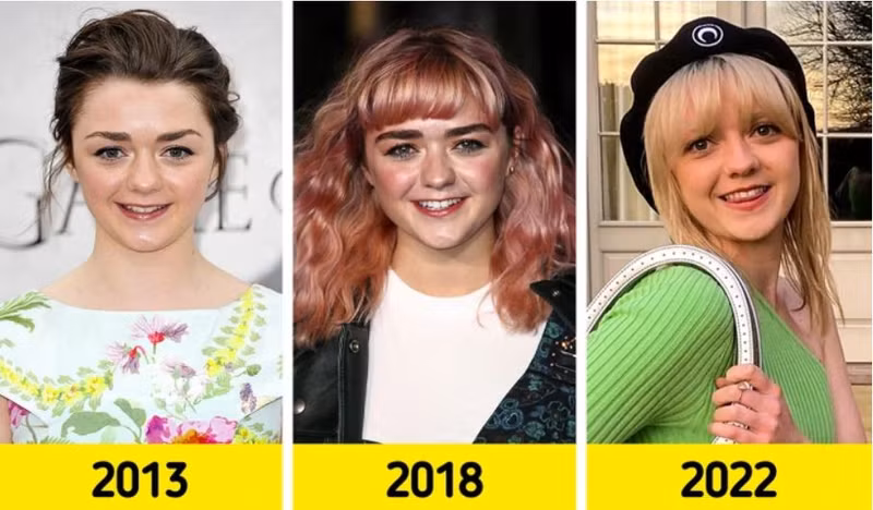 Nữ diễn viên Maisie Wiliams. Nhan sắc dàn mỹ nhân Hollywood thay đổi ra sao sau khi nổi tiếng?