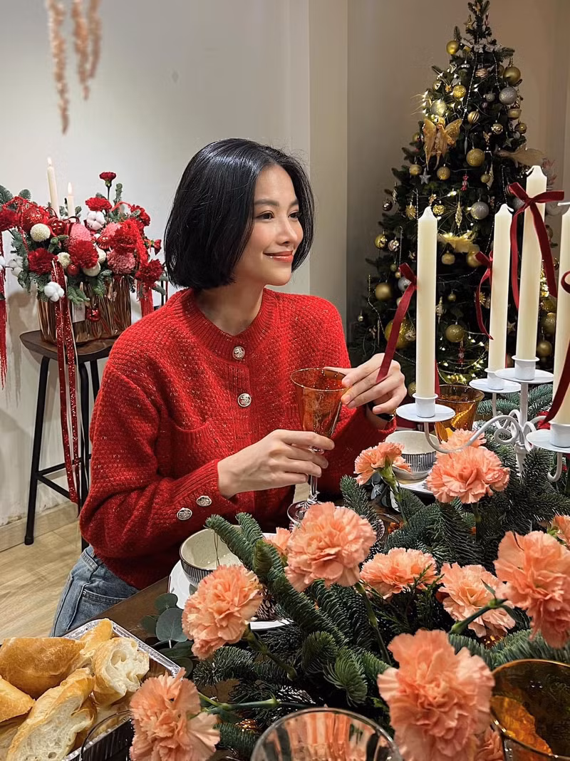 Diện mạo khác lạ của Hoa hậu Phương Khánh sau khi 'xuống tóc'