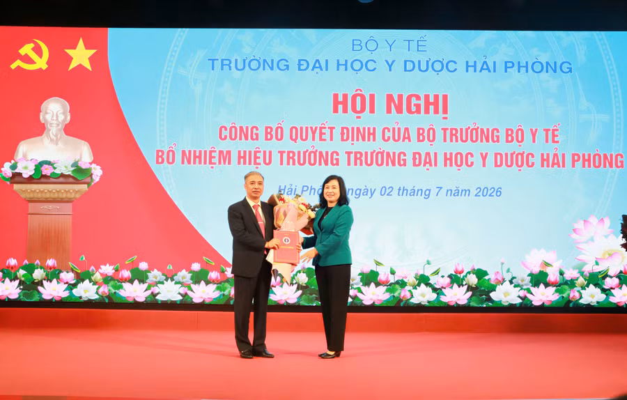 PGS.TS Nguyễn Văn Khải giữ chức Hiệu trưởng Trường Đại học Y Dược Hải Phòng