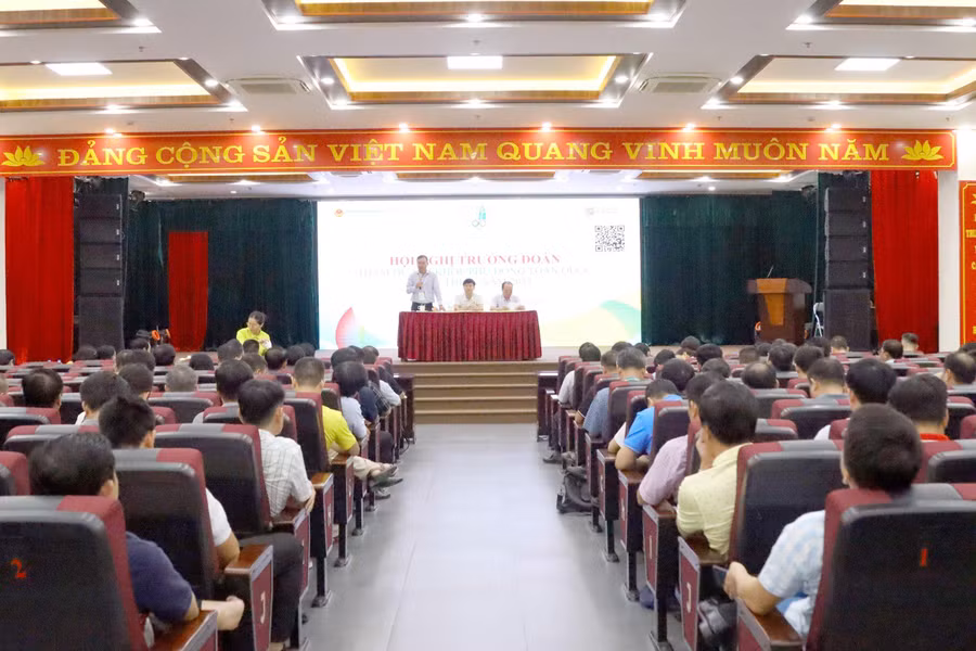 Chương trình Họp các Trường đoàn diễn ra tại Trường THPT Ngô Quyền.